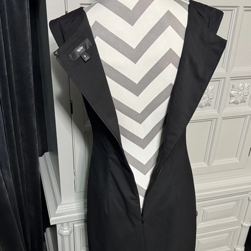 Mossimo Elegant Black Sleeveless Dress Size 6 - Picture 9 of 13